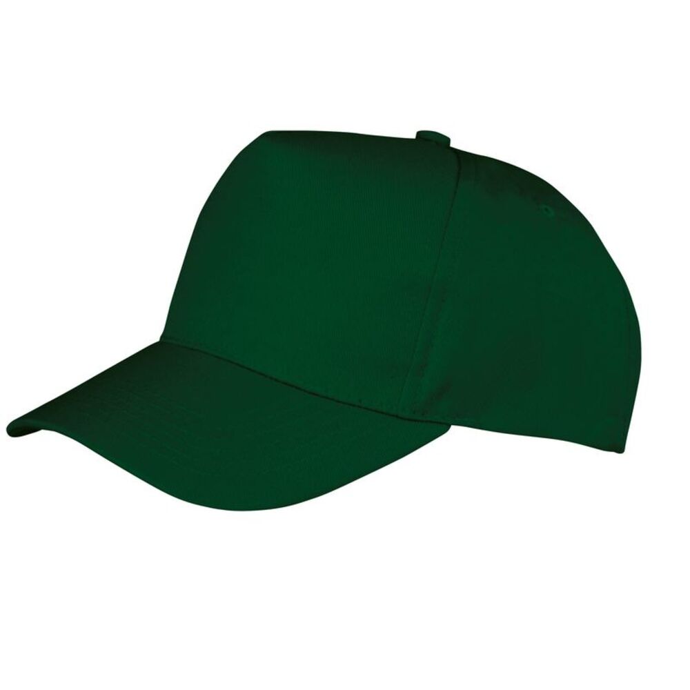 Result Headwear Childrens/Kids Boston 5 Panel Baseball Cap / Bottle Green